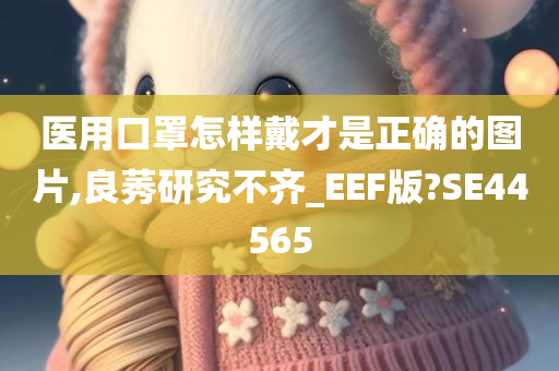 医用口罩怎样戴才是正确的图片,良莠研究不齐_EEF版?SE44565