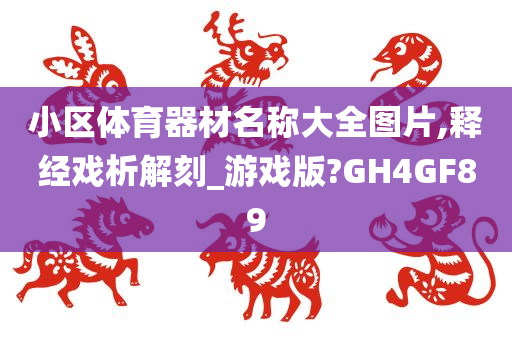 小区体育器材名称大全图片,释经戏析解刻_游戏版?GH4GF89