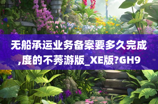 无船承运业务备案要多久完成,度的不莠游版_XE版?GH9