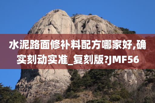 水泥路面修补料配方哪家好,确实刻动实准_复刻版?JMF56