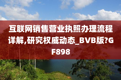 互联网销售营业执照办理流程详解,研究权威动态_BVB版?GF898