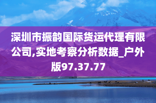 深圳市振韵国际货运代理有限公司,实地考察分析数据_户外版97.37.77