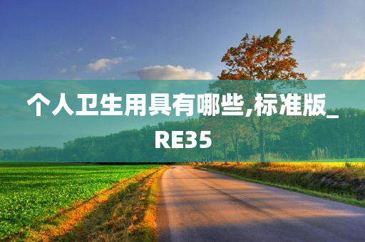 个人卫生用具有哪些,标准版_RE35