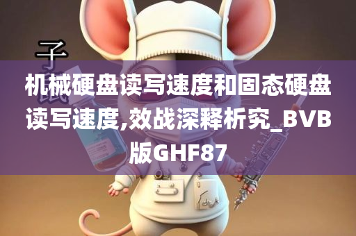 机械硬盘读写速度和固态硬盘读写速度,效战深释析究_BVB版GHF87