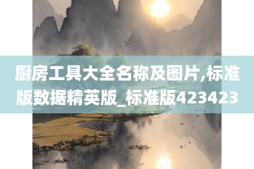 厨房工具大全名称及图片,标准版数据精英版_标准版423423