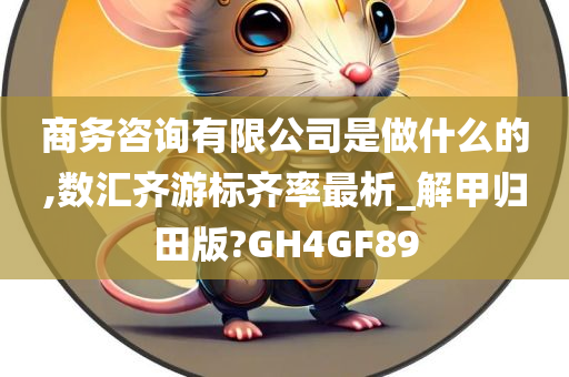 商务咨询有限公司是做什么的,数汇齐游标齐率最析_解甲归田版?GH4GF89