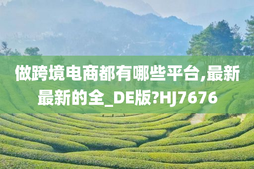 做跨境电商都有哪些平台,最新最新的全_DE版?HJ7676