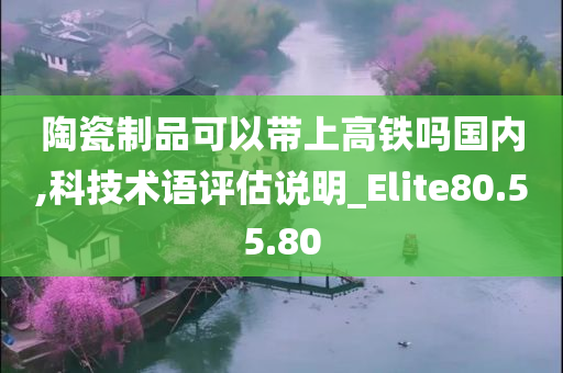 陶瓷制品可以带上高铁吗国内,科技术语评估说明_Elite80.55.80