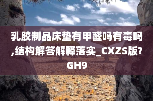 乳胶制品床垫有甲醛吗有毒吗,结构解答解释落实_CXZS版?GH9