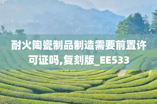 耐火陶瓷制品制造需要前置许可证吗,复刻版_EE533