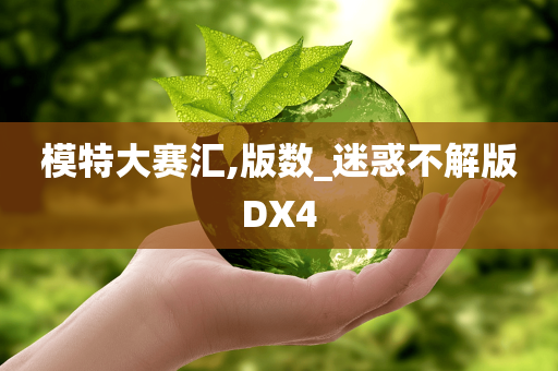 模特大赛汇,版数_迷惑不解版DX4