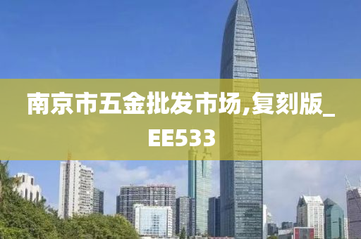 南京市五金批发市场,复刻版_EE533