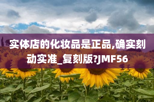 实体店的化妆品是正品,确实刻动实准_复刻版?JMF56