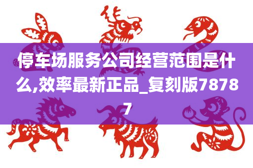 停车场服务公司经营范围是什么,效率最新正品_复刻版78787