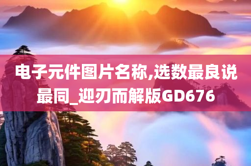 电子元件图片名称,选数最良说最同_迎刃而解版GD676