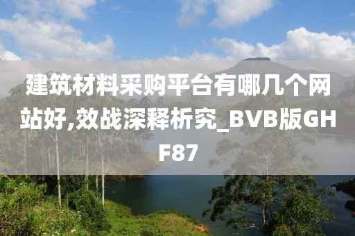 建筑材料采购平台有哪几个网站好,效战深释析究_BVB版GHF87