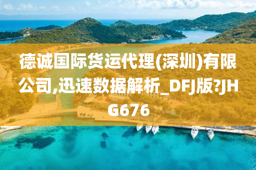 德诚国际货运代理(深圳)有限公司,迅速数据解析_DFJ版?JHG676