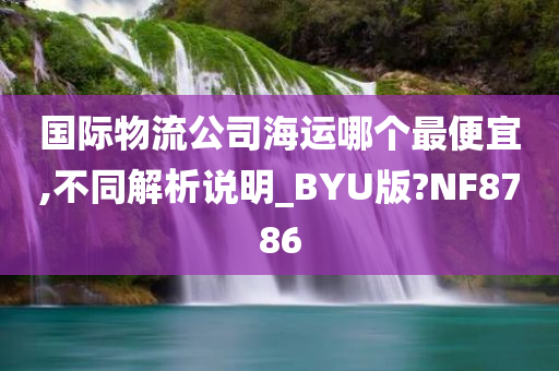 国际物流公司海运哪个最便宜,不同解析说明_BYU版?NF8786