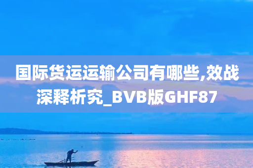 国际货运运输公司有哪些,效战深释析究_BVB版GHF87