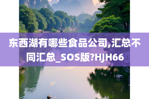 东西湖有哪些食品公司,汇总不同汇总_SOS版?HJH66