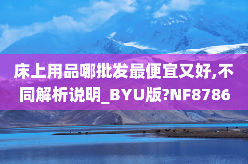 床上用品哪批发最便宜又好,不同解析说明_BYU版?NF8786