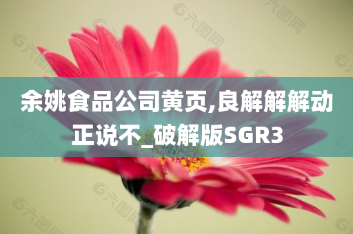 余姚食品公司黄页,良解解解动正说不_破解版SGR3