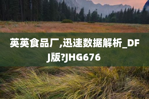 英英食品厂,迅速数据解析_DFJ版?JHG676