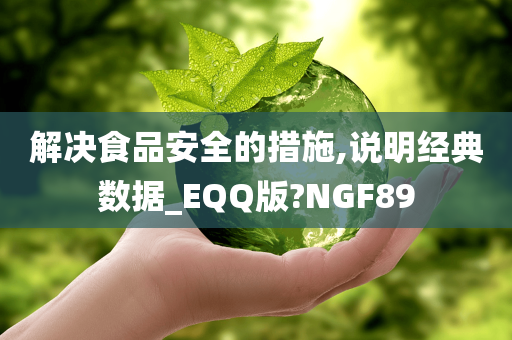 解决食品安全的措施,说明经典数据_EQQ版?NGF89