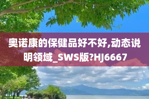 奥诺康的保健品好不好,动态说明领域_SWS版?HJ6667