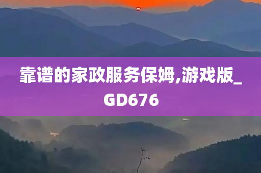 靠谱的家政服务保姆,游戏版_GD676