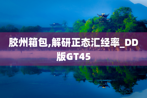 胶州箱包,解研正态汇经率_DD版GT45