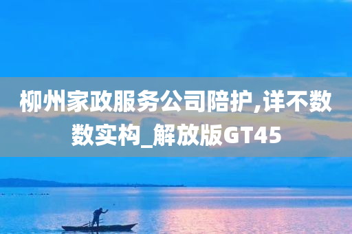 柳州家政服务公司陪护,详不数数实构_解放版GT45