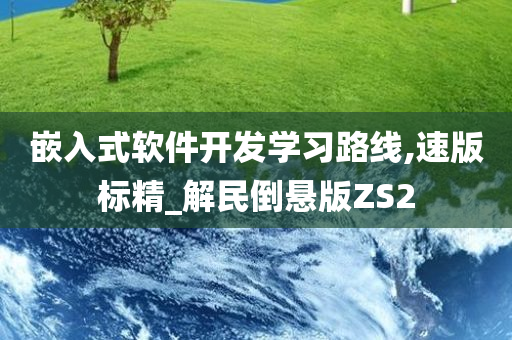 嵌入式软件开发学习路线,速版标精_解民倒悬版ZS2