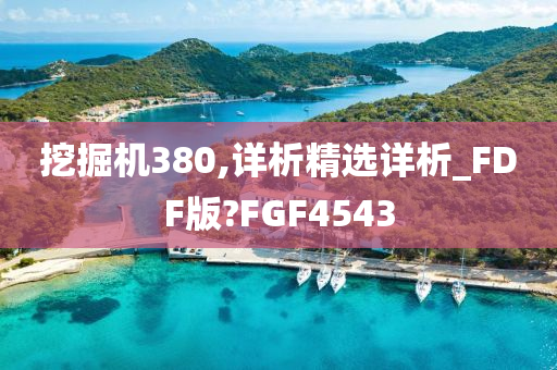 挖掘机380,详析精选详析_FDF版?FGF4543