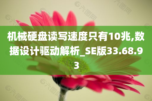 机械硬盘读写速度只有10兆,数据设计驱动解析_SE版33.68.93