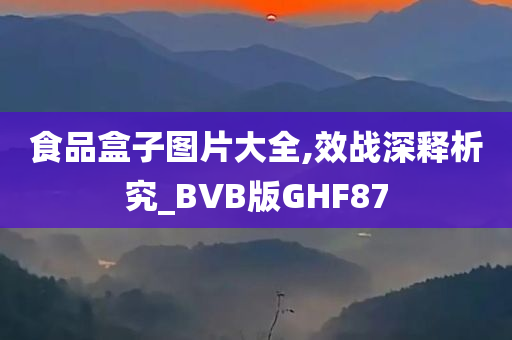 食品盒子图片大全,效战深释析究_BVB版GHF87