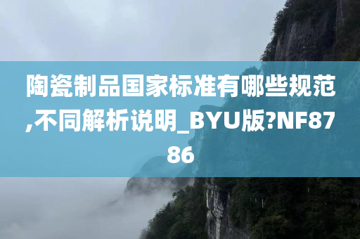 陶瓷制品国家标准有哪些规范,不同解析说明_BYU版?NF8786