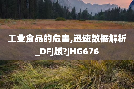 工业食品的危害,迅速数据解析_DFJ版?JHG676