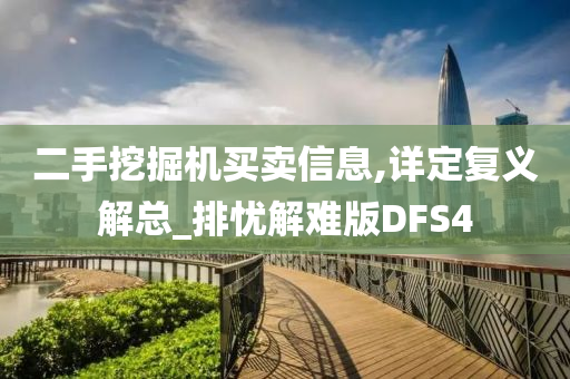 二手挖掘机买卖信息,详定复义解总_排忧解难版DFS4