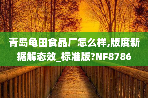 青岛龟田食品厂怎么样,版度新据解态效_标准版?NF8786