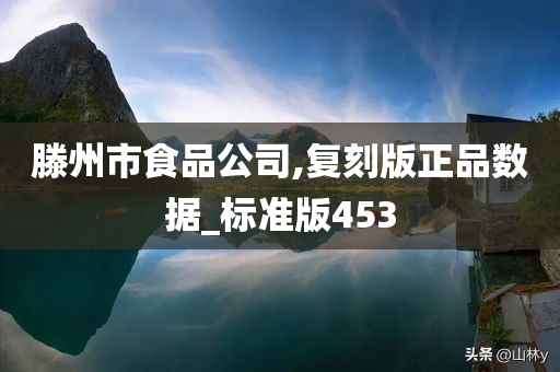 滕州市食品公司,复刻版正品数据_标准版453