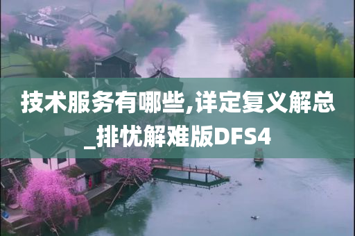 技术服务有哪些,详定复义解总_排忧解难版DFS4