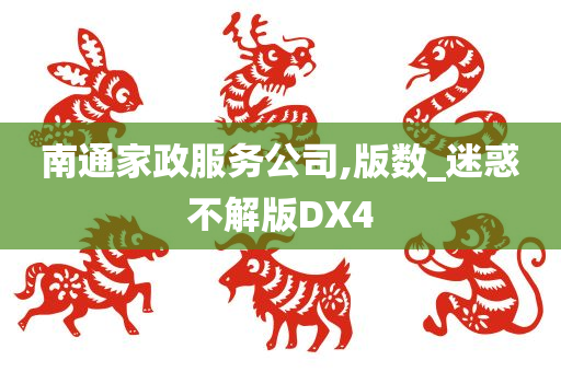 南通家政服务公司,版数_迷惑不解版DX4