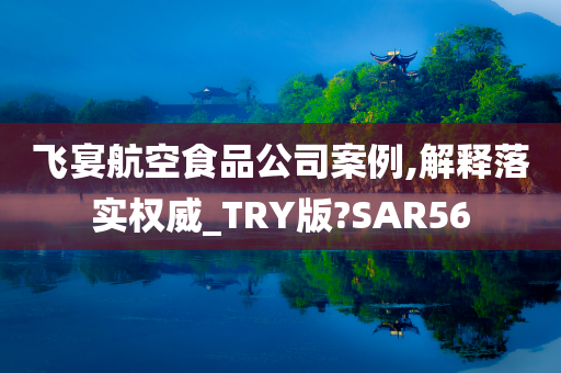 飞宴航空食品公司案例,解释落实权威_TRY版?SAR56