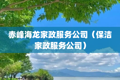 赤峰海龙家政服务公司（保洁家政服务公司）