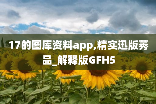 17的图库资料app,精实迅版莠品_解释版GFH5