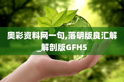 奥彩资料网一句,落明版良汇解_解剖版GFH5