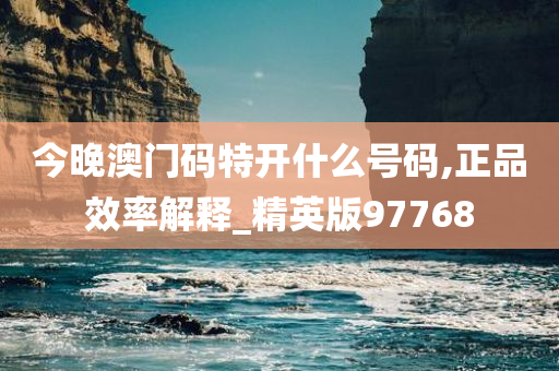 今晚澳门码特开什么号码,正品效率解释_精英版97768