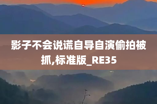 影子不会说谎自导自演偷拍被抓,标准版_RE35