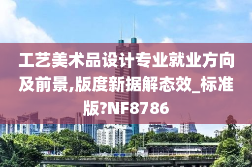 工艺美术品设计专业就业方向及前景,版度新据解态效_标准版?NF8786